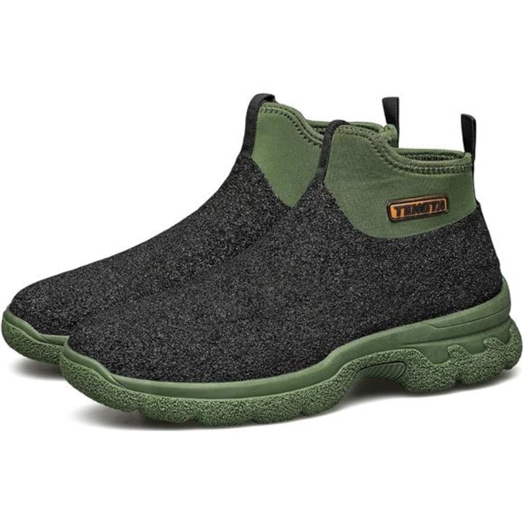 Men's Neoprene Mud Boots Lightweight Slip-On Garden Shoes Low Short Rubber